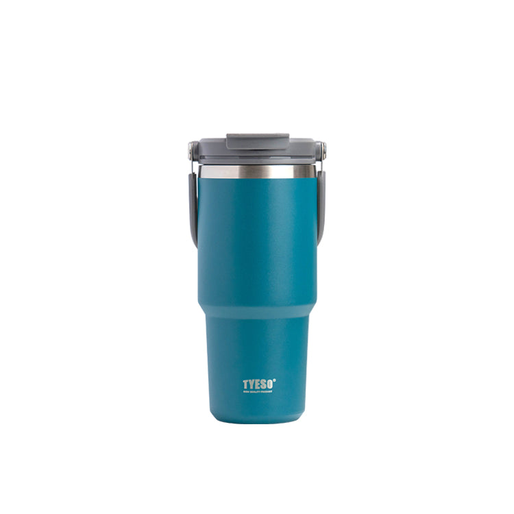 TYESO ROAM Stainless Steel Tumbler with 2-in-1 Lid and Straw