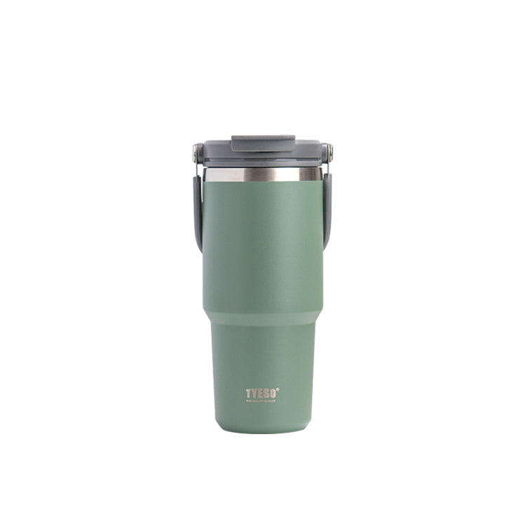 TYESO ROAM Stainless Steel Tumbler with 2-in-1 Lid and Straw