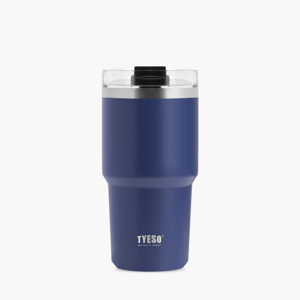 TYESO Stainless Steel Tumbler with Straw