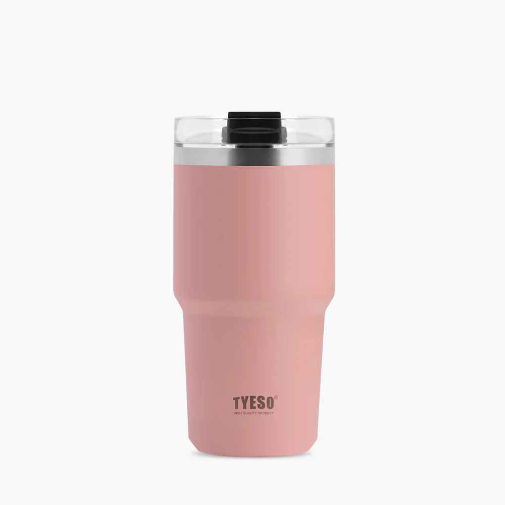 TYESO Stainless Steel Tumbler with Straw