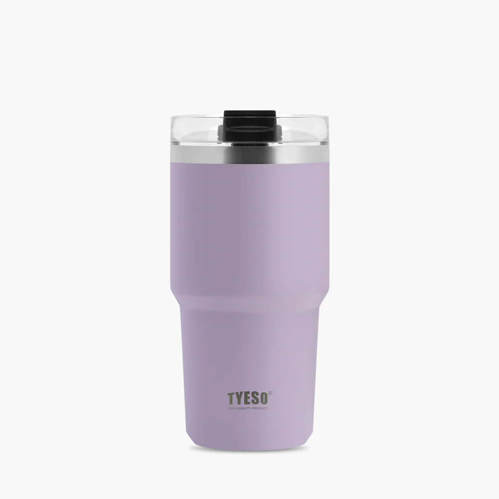TYESO Stainless Steel Tumbler with Straw