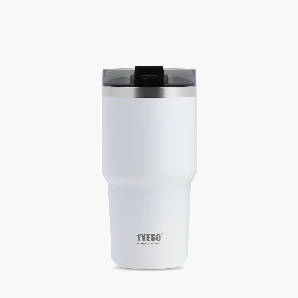 TYESO Stainless Steel Tumbler with Straw