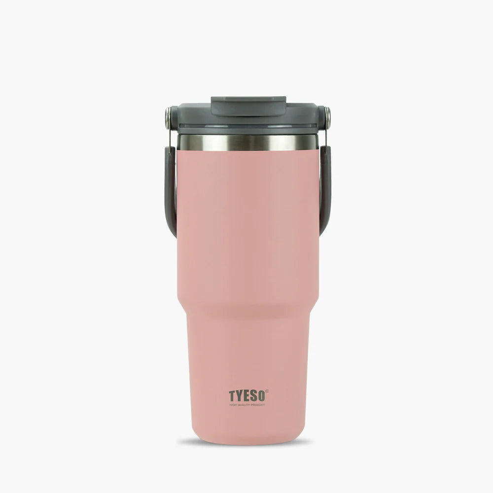 TYESO ROAM Stainless Steel Tumbler with 2-in-1 Lid and Straw